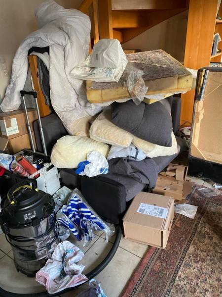 Vidage d'une maison de ses encombrements avec mise en déchetterie à Barentin 76
