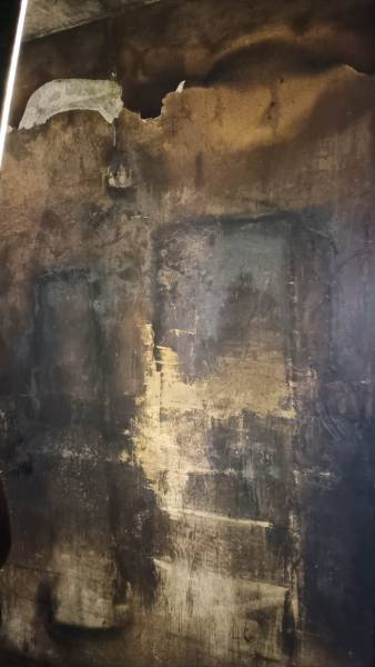 Nettoyage et décontamination des murs des parties communes d'un immeuble suite à un incendie à Rouen 76