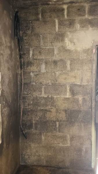 Nettoyage et décontamination des murs des parties communes d'un immeuble suite à un incendie à Rouen 76