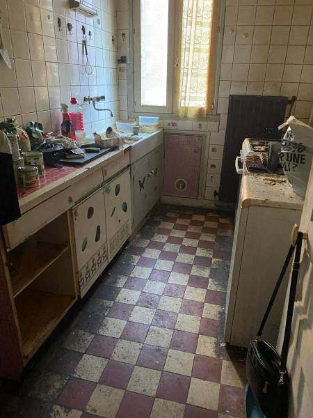 Nettoyage et débarras partiel d'un appartement en milieu occupé en Normandie