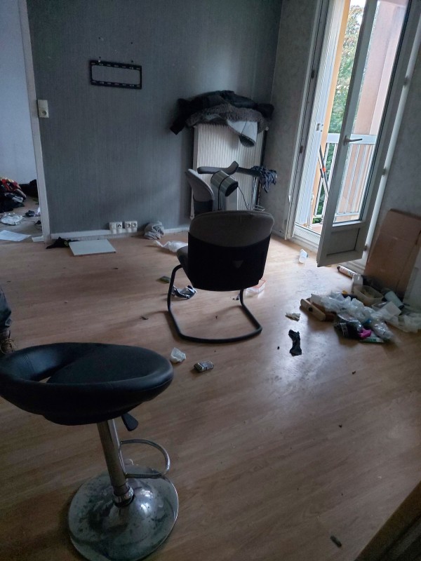 Vidage complet d'un appartement à Rouen, près de Bihorel en Seine-Maritime (76)